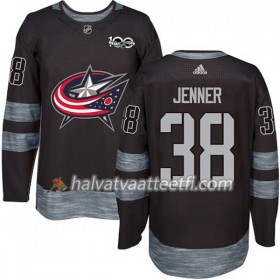 Miesten NHL Blue Jackets Pelipaita Boone Jenner 38 1917-2017 100th Anniversary Adidas Musta Authentic